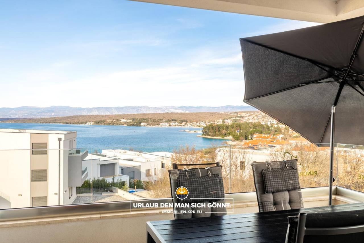 Penthouse Panorama Deluxe In Malinska Apartment Exterior photo